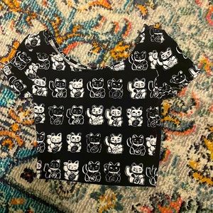 Kitty Kat crop top